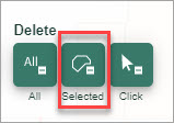 Image of Delete selected button