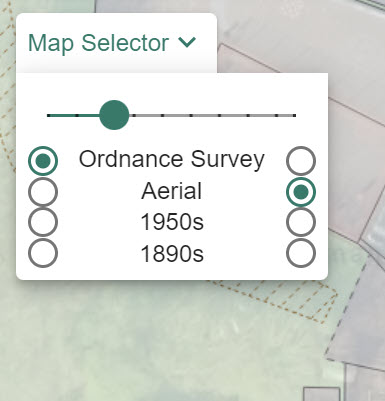 Comparing maps with the map selector