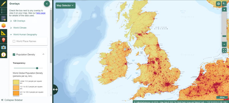 Population Density Overlay